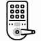 Keypad lock icon