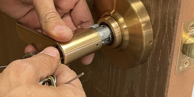 Changing a lock for a local business