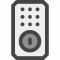 Deadbolt door lock icon