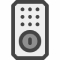 Deadbolt door lock icon