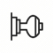 Round doorknob icon