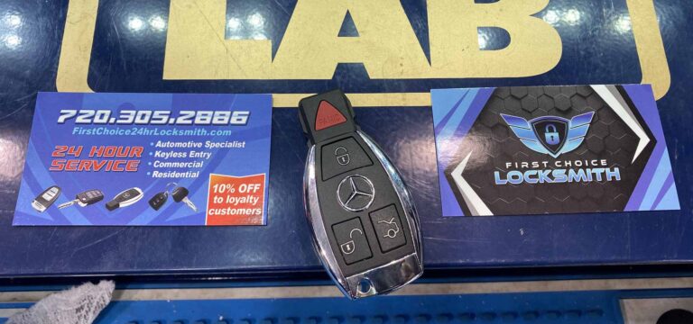 mercedes car key replacement in denver co