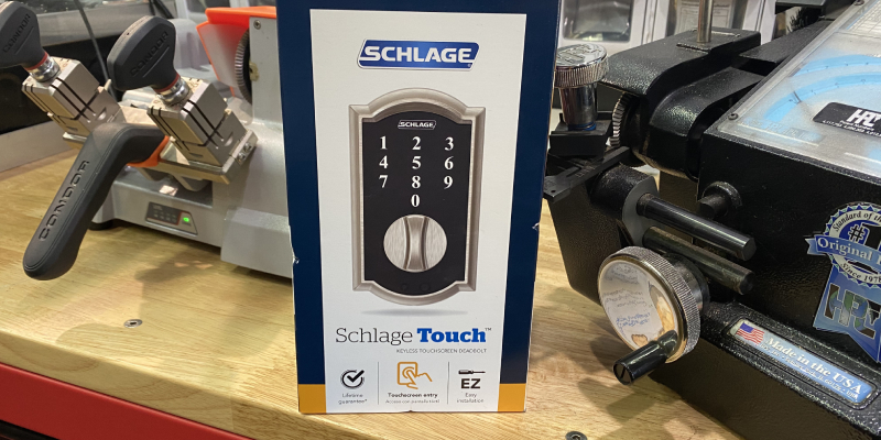 schlage deadbolt door lock