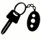 Transponder car key