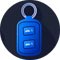 car key and remote icon golden co